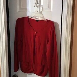Talbots Red Women's Cardigan
